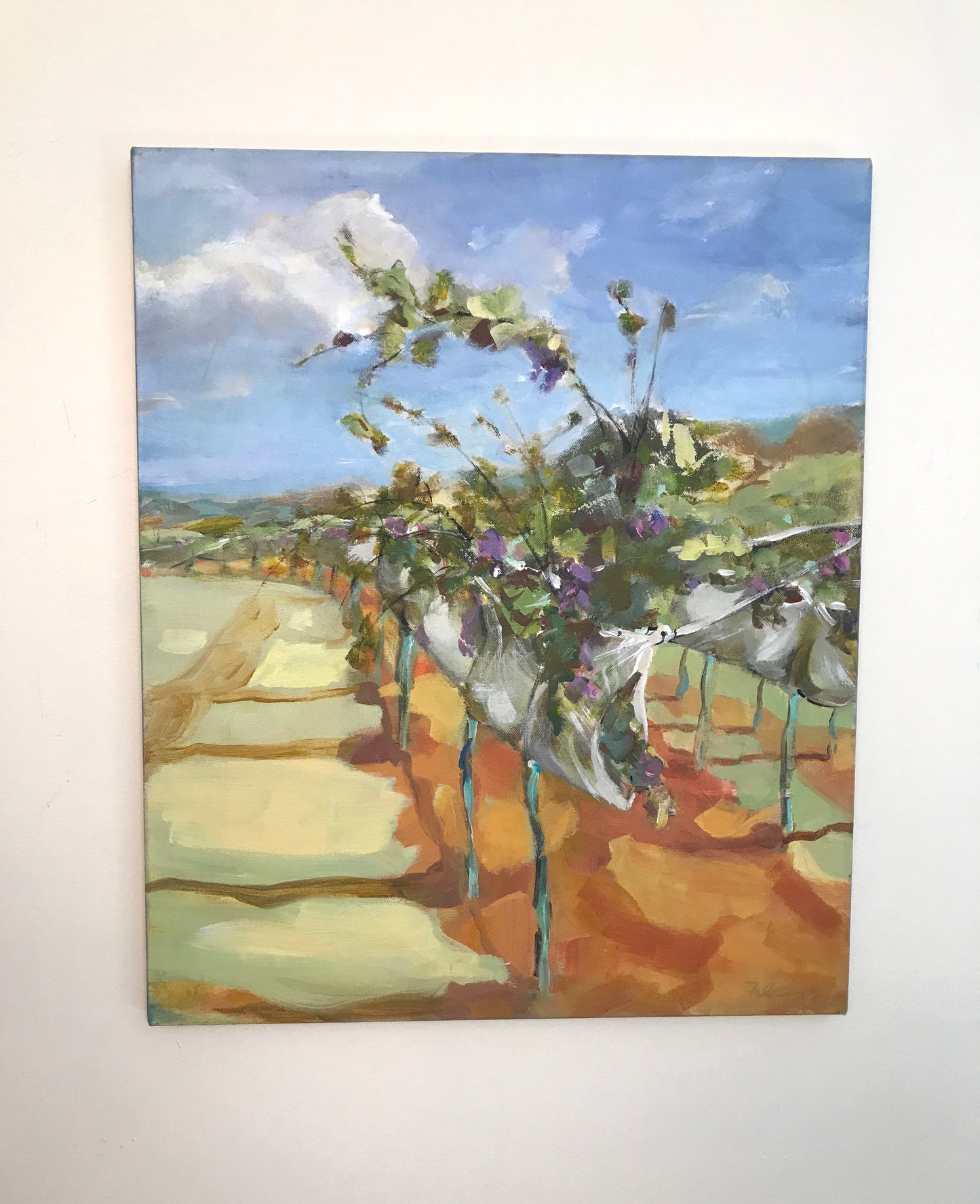 Montaluce Morning 24" x 20" SOLD U Gallery, Original Oil Painting