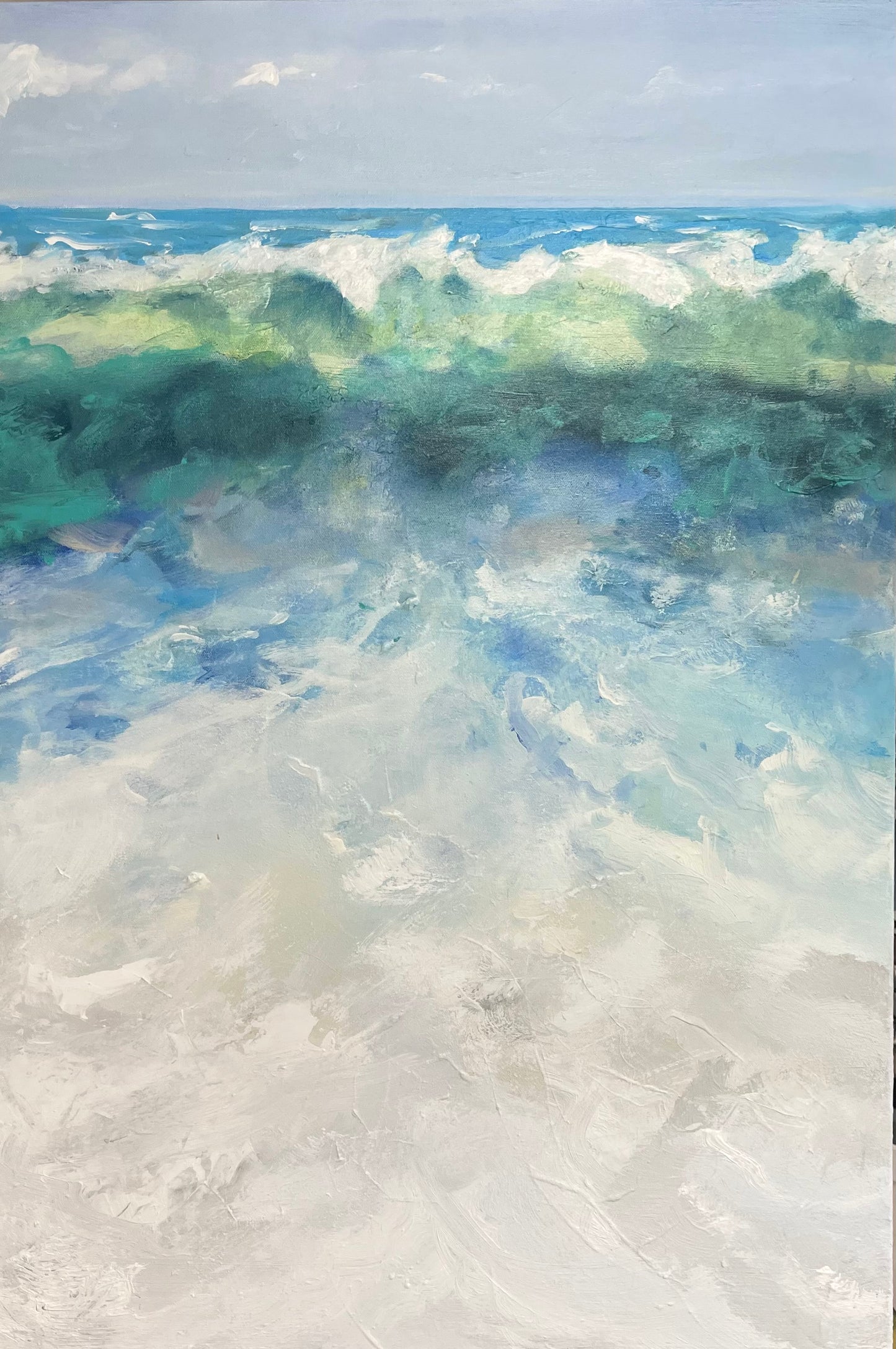 "Sunlit Surf"