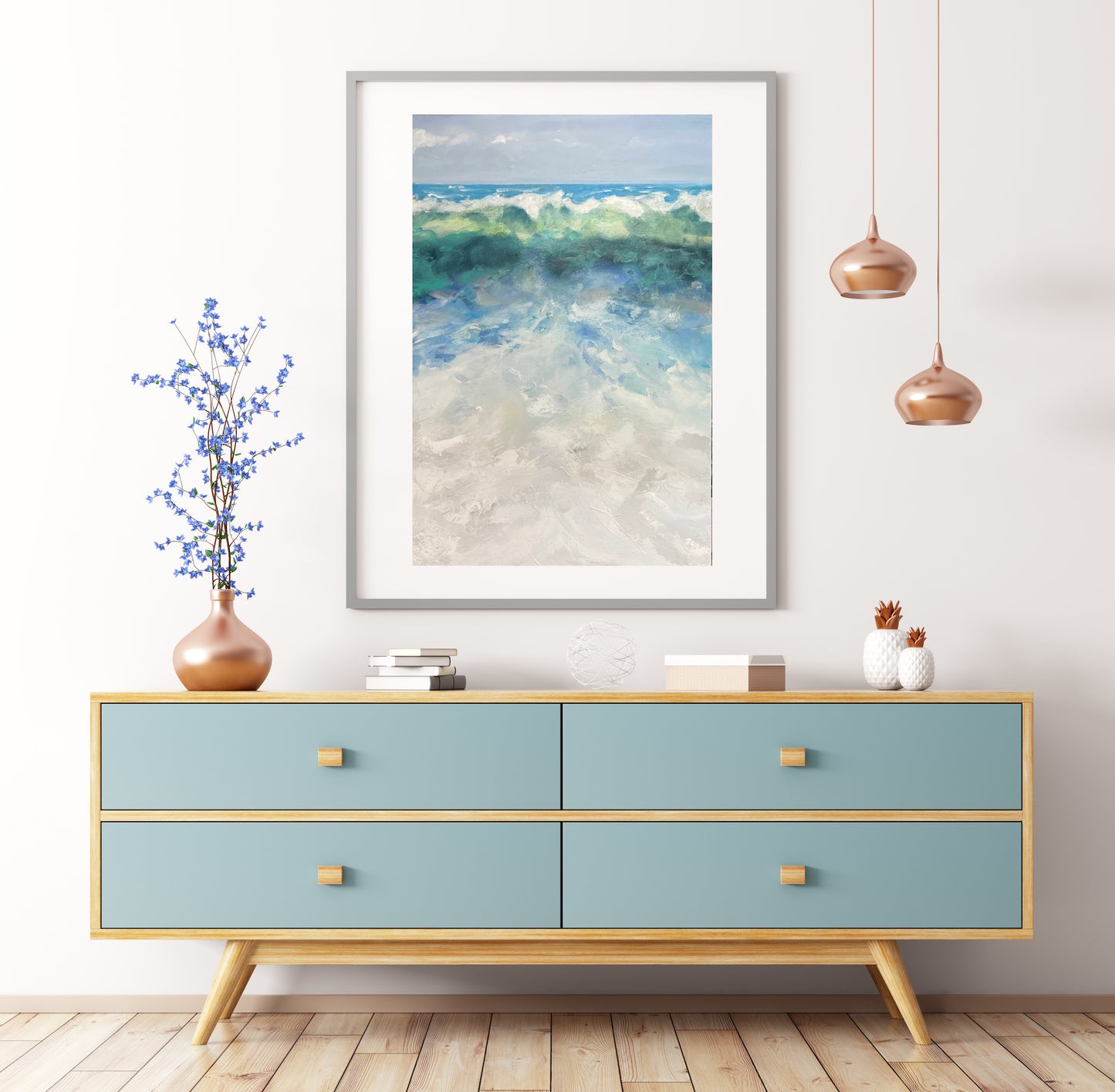 "Sunlit Surf"
