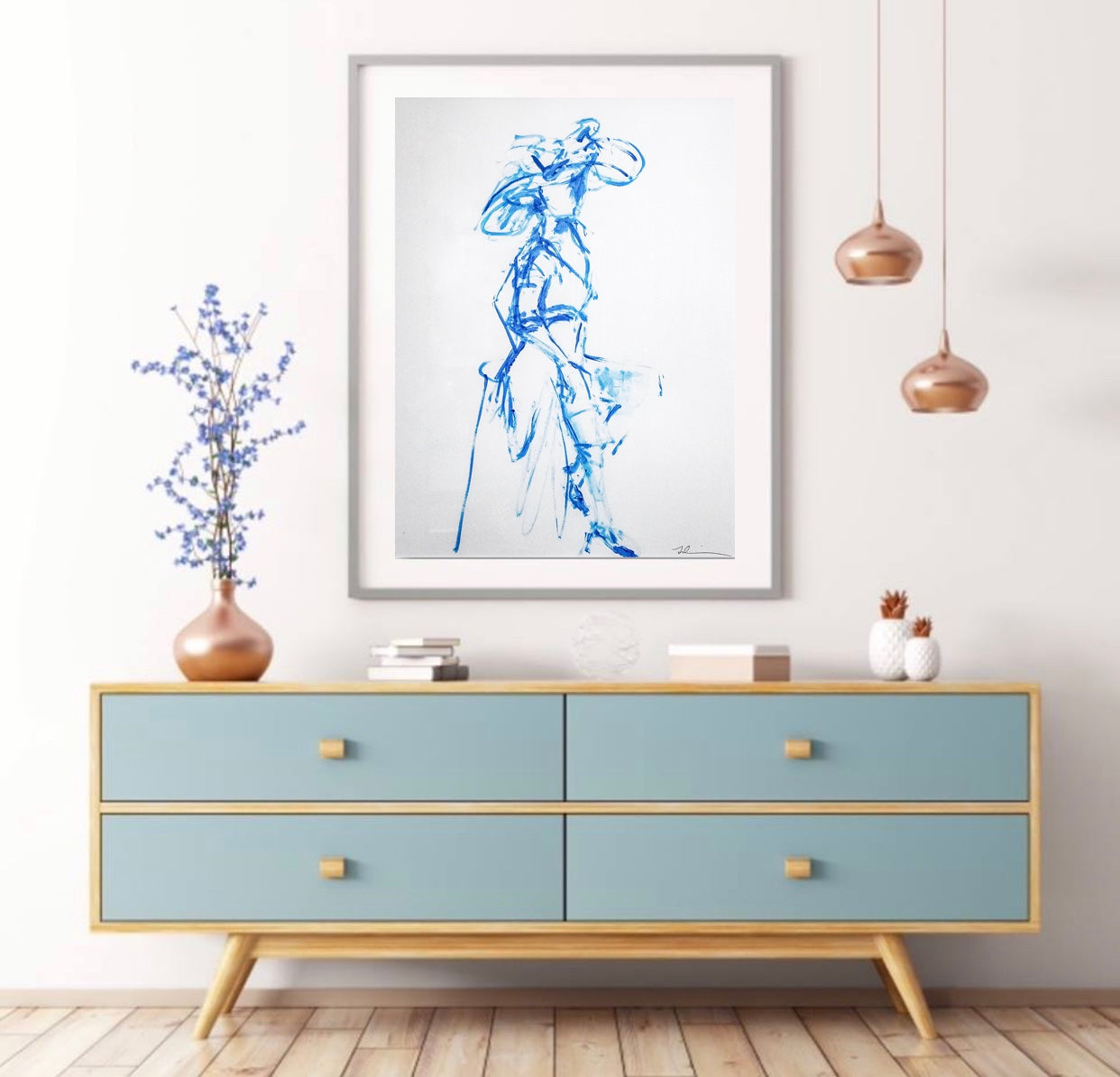 Lady in Blue