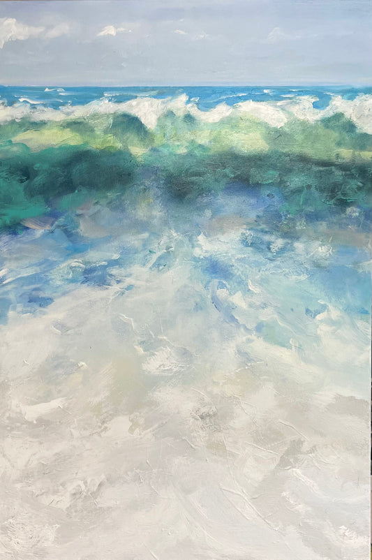 "Sunlit Surf"